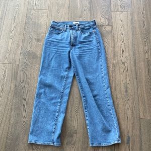 Size 29 Tall Madewell The Perfect Vintage Wide Leg Crop Jean